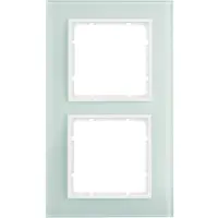 Hager 10126909, Weiß, Kunststoff, Schraubenlos, Jede Marke, Matte, 95 mm