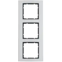 Berker BER B3 Rahmen 10133004 3fach Aluminium/anthrazit