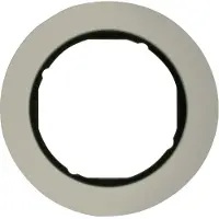 Berker 10112084 Rahmen Alu/schwarz Serie R.classic
