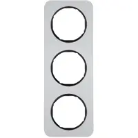 Berker 10132184, Aluminium, Schwarz, Aluminium, Schraubenlos, , Glänzend, R.1