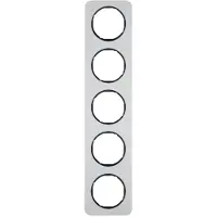 Berker 10152184, Aluminium, Schwarz, Aluminium, Schraubenlos, , Glänzend, R.1