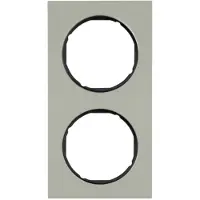Berker 10122204, Schwarz, Edelstahl, Edelstahl, Schraubenlos, , Glänzend, R.3