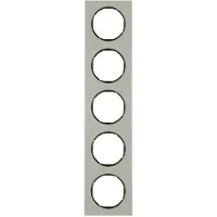 Berker 10152204, Schwarz, Edelstahl, Edelstahl, Schraubenlos, , Glänzend, R.3