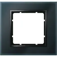 Berker 10116616, Anthrazit, Schwarz, Schraubenlos, , Matte, 1 Stück(e)