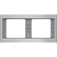 Hager 13637003, Aluminium, Aluminium, Schraubenlos, Jede Marke, 1 Stück(e)