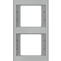 Hager 13237004, Edelstahl, Kunststoff, Thermoplast, Jede Marke, Matte, 2 Stück(e)