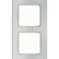 Berker 10123904, Aluminium, Weiß, Aluminium, Schraubenlos, , Matte, 10 Stück(e)