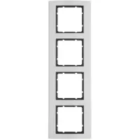 Berker 10143004, Aluminium, Anthrazit, Aluminium, Schraubenlos, , Matte, 1 Stück(e)
