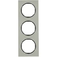 Berker 10132204, Schwarz, Edelstahl, Edelstahl, Schraubenlos, , Glänzend, R.3