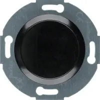 Berker 100921 - Schwarz - Metall - Kunststoff - Schraubenlos - - Glänzend - 20 Stück(e)