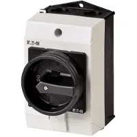 Eaton T0-1-8200/I1/SVB-SW, Kippschalter, 1P, Schwarz, Weiß, IP65, 80 mm, 110 mm