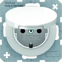 Hager 47512089, Typ F, Weiß, Kunststoff, Thermoplast, 250 V, 16 A