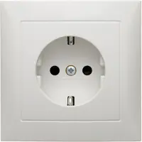 Berker BER S1 Schuko Voll mit 47228989 erh. Ber.-sch. / polarweiss