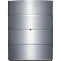 Berker Tastsensor 4fach Komfort B.IQ Edelstahl Rostfrei, Knopf, Edelstahl, Edelstahl, Komfort B.IQ Glas, IP20, 88,5 mm