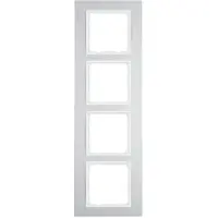 Berker 10143904, Aluminium, Weiß, Aluminium, Schraubenlos, , Matte, 1 Stück(e)