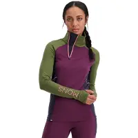 Mons Royale Olympus 3,0 Half Zip Women damen merino-unterwäsche
