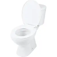 Differnz Toiletpot Duoblok Staand Pijp Kort Zijuitlaat Wit (38.500.02)