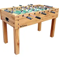 Buffalo Shoot Tischfußballtisch – Teleskopstangen – MDF – Holzoptik – Kinder bis 12 Jahre