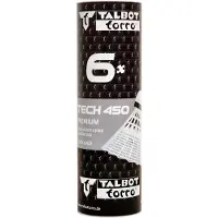 Talbot Torro Talbot-Torro Badmintonball Tech 450, Premium Nylonfederball, 6er Dose