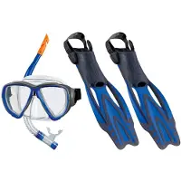 Beco Schnorchel-Set Porto DX 3.0Unisex blau Gr??e 43-45