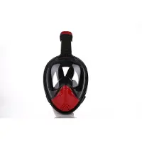 Atlantis Schnorchelmaske 2.0 Full Face Mask Schwarz/Rot-S/M
