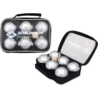 Schildkrot-Puppen *BOULE/BOCCIA Set, 2x3 Stahlkugeln+Zielkugel in Tragetasche