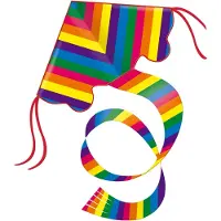 Günther En line Drage Rainbow Spændvidde 970 mm Vind Strength Fitness 3 - 6 bft