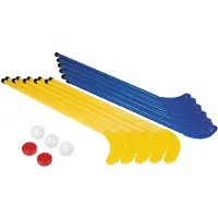 Megaform Floor Hockey Set für Kinder und Jugendliche - Indoor Sportspaß