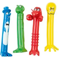 Beco Tauchstöcke - Tauchen Monster - 4er-Pack - Mehrfarbig - - One Size - Badespielzeug