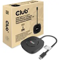 Club 3D CLUB3D CSV-1550, Kabelgebunden, USB 3.2 Gen 1 (3.1 Gen 1) Type-C, Schwarz, 7680 x 4320 Pixel, 60 Hz, China