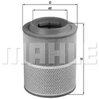 MAHLE ORIGINAL Knecht Luftfilter LX 1072