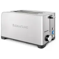 Taurus MyToast Duplo Legend, 2 Scheibe(n), Edelstahl, Edelstahl, Tasten, Drehregler, 1400 W