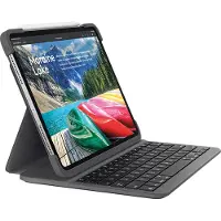 Logitech SLIM FOLIO PRO Tastatur für Mobilgeräte Graphit Bluetooth (FRA Layout - AZERTY)
