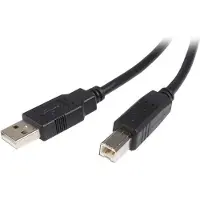 StarTech.com .com 2 m USB 2.0 A-auf-B-Kabel - Stecker/Stecker, 2 m, USB A, USB B, USB 2.0, Stecker/Stecker, Schwarz