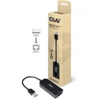 Club 3D CLUB3D CAC-1420, Kabelgebunden, USB, Ethernet, 2500 Mbit/s, Schwarz