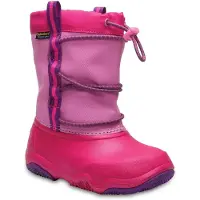 Sonstige Verlage Crocs Kinder wasserdichte Anti-Rutsch-Schneestiefel rosa 34,5