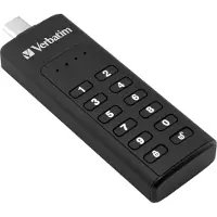 Verbatim Keypad Secure 128gb Usb 3.1 Gen1 Usb-c Usb-stick