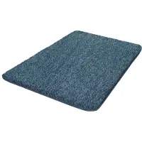 Kleine wolke Badematte "Seattle", rutschhemmend beschichtet, fußbodenheizungsgeeignet, Badteppich, Uni Farben mit Melange Effekt, besonders weich, waschbar