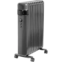Eurom Ölfreier Heizkörper RAD 2000 2000W Thermostat Schwarz