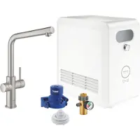 GROHE Blue Professional, Standard, Edelstahl, Hebelgriffe, Einzelbild, Typ L, Keramik