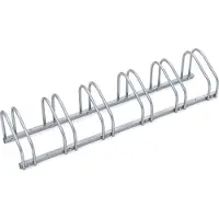 Monzana Fahrradträger - Fahrradaufbewahrung - für 6 Fahrräder - 160x32x27 cm - Fahrradträger aus Metall