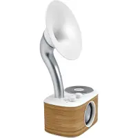 Sangean Electronics WR-45 White Tischradio UKW AUX Bluetooth wiederaufladbar Weiß - Audio