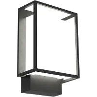 Nordlux Nestor, Oberfläche, Rechteck, 1 Glühbirne(n), IP44, Schwarz