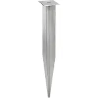 LCD Erdspieß zum Eingraben für TYP 017-019 Edelstahl 30x9,5x5cm 097E Germany