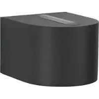Albert 662338 Wandstrahler Typ Nr. 2338 - 2-seitig - Alu schwarz, eng/eng, für 2 x LED 3 W