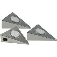 Heitronic 23009 Genua Led Unterbauleuchte 6 W Edelstahl Lampe Leuchte Unterbau