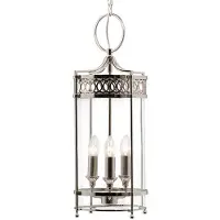 Elstead Lighting Elstead Guildhall Hängeleuchte E14 3-fach Poliertes Nickel