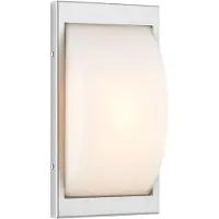 LCD 068 Wandleuchte edelst. Opalglas E27 75W