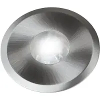 Heitronic LED Einbaustrahler "Austin", grau (aluminiumfarben), 1, Ø 8,2cm H: 2,27cm, 1 Stk., Leuchten, Einbauleuchte,LED-Downlight,Edelstahlgehäuse, sehr geringe Einbautiefe, LED Einbaustrahler