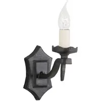 Elstead Lighting Elstead Rectory Wandleuchte E14 16cm Schwarz